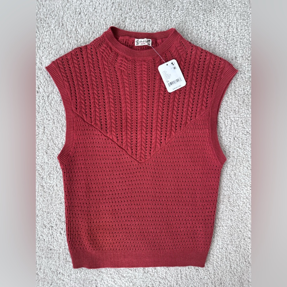 NWT Free People knit tank size XS